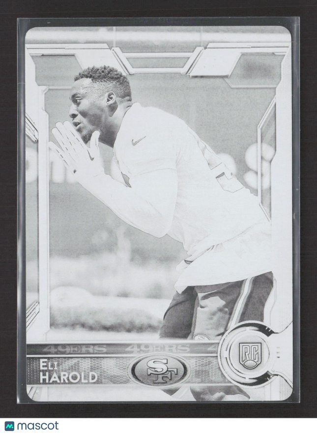 2015 Topps Eli Harold #439 Black Printing Plate RC 1/1