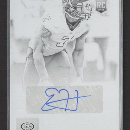 2015 Panini Prestige Eli Harold #237 Black Plate Printing Plate 1/1 RC Auto