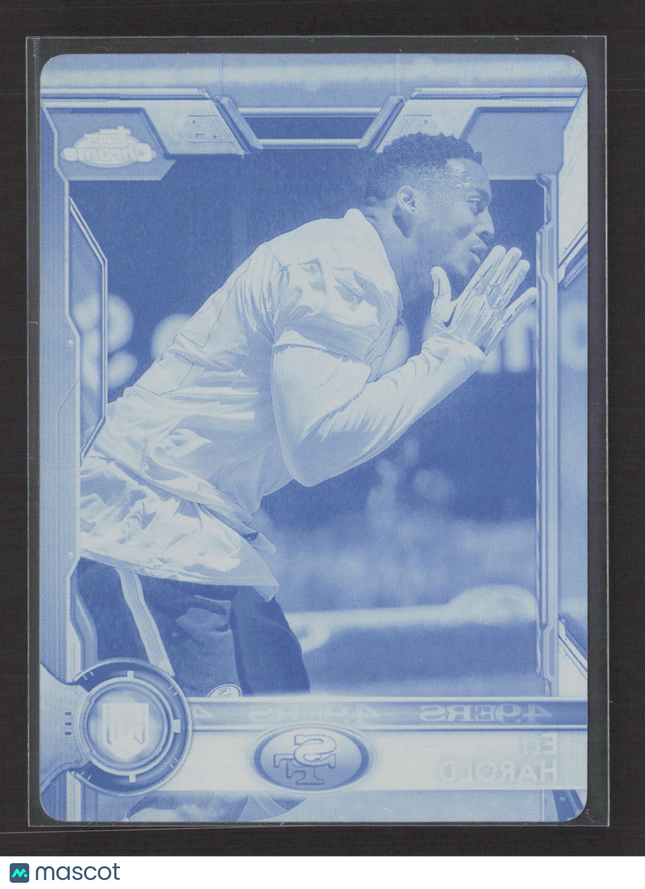 2015 Topps Chrome Eli Harold #158 Cyan Printing Plate Printing Plate 1/1