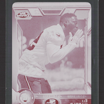 2015 Topps Chrome Mini Eli Harold #158 Magenta Printing Plate 1/1 Magenta