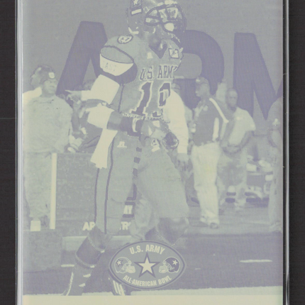 2012 Leaf US Army All-American Football Eli Harold #22 1/1 Printing Plate