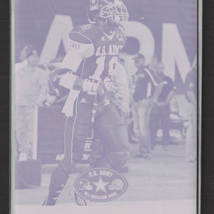 2012 Leaf US Army Football Eli Harold #22 Magenta Printing Plate 1/1