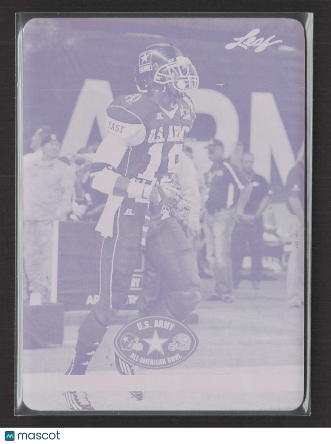 2012 Leaf US Army Football Eli Harold #22 Magenta Printing Plate 1/1