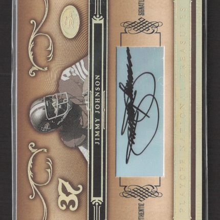 2006 Playoff National Treasures Jimmy Johnson #50 47/49 Auto