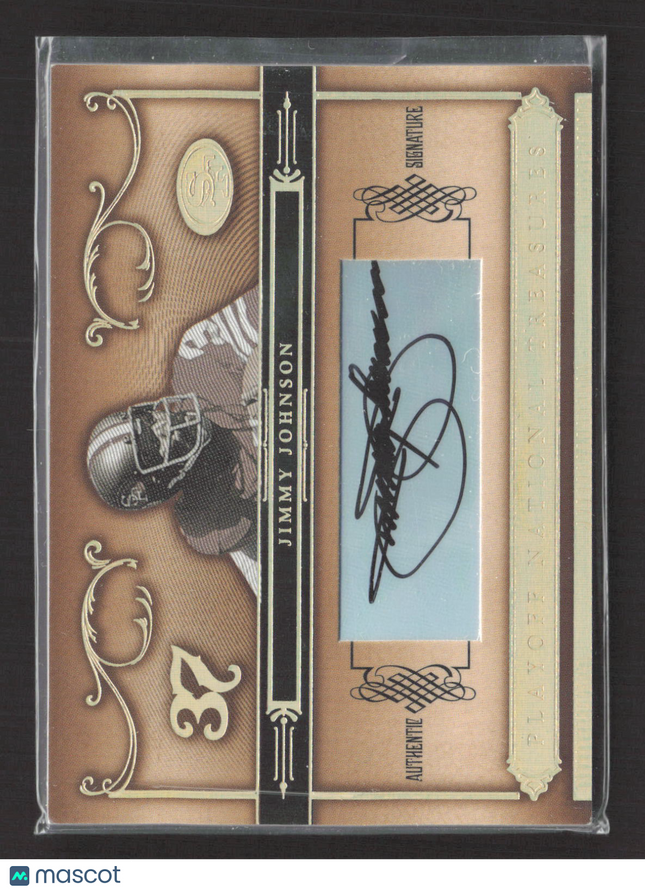 2006 Playoff National Treasures Jimmy Johnson #50 47/49 Auto