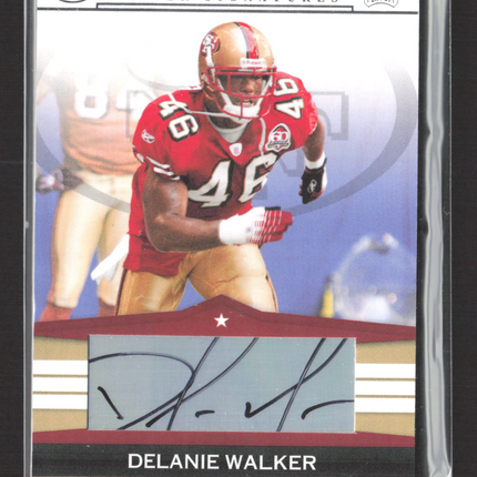 2008 Donruss Playoff Silver Signatures Delanie Walker #SS-DW Auto
