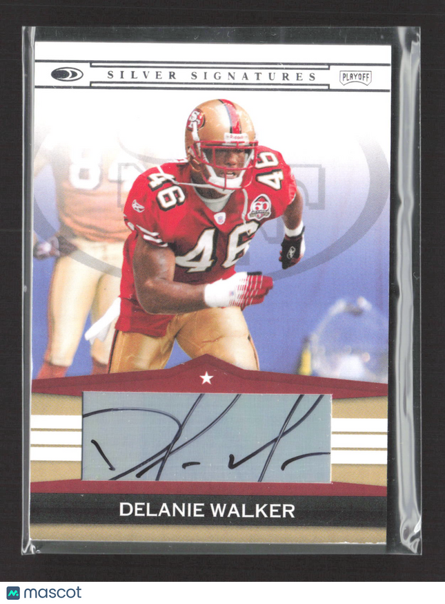 2008 Donruss Playoff Silver Signatures Delanie Walker #SS-DW Auto