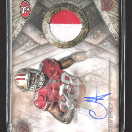 2014 Topps Valor Shield of Honor Carlos Hyde #SOH-CH Patch Auto