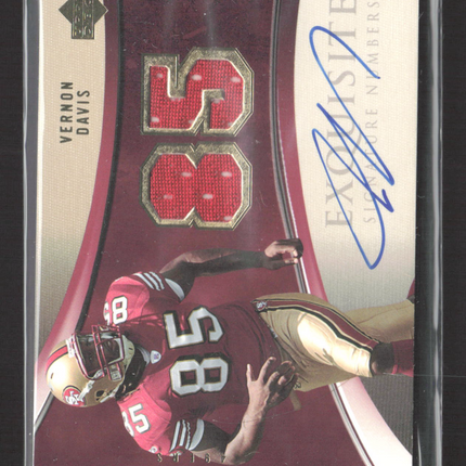 2006 Exquisite Vernon Davis Patch Auto 38/85