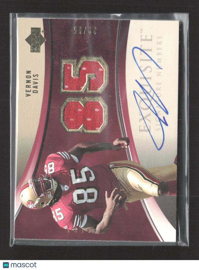 2006 Exquisite Vernon Davis Patch Auto 38/85