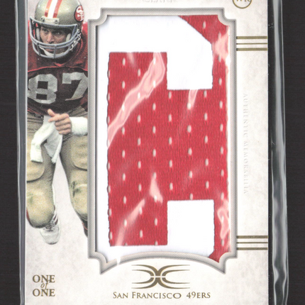 2015 Topps Definitive Dwight Clark #VNC-DC 1/1 Veteran Nameplate Letter Patch