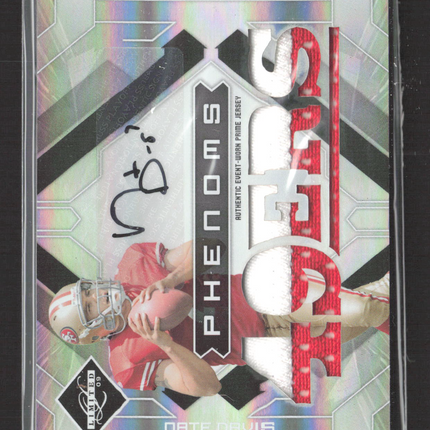 2009 Panini Limited Phenoms Nate Davis #203 Prime Jersey /149 Auto
