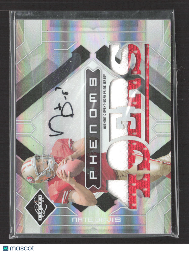 2009 Panini Limited Phenoms Nate Davis #203 Prime Jersey /149 Auto