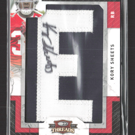 2009 Panini Threads Kory Sheets #229 Patch 315/390 Auto