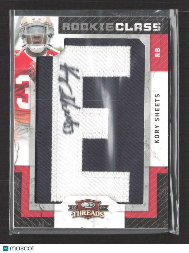 2009 Panini Threads Kory Sheets #229 Patch 315/390 Auto