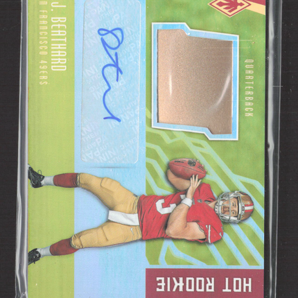 2017 Panini Phoenix Hot Rookie C.J. Beathard #HRS-CJB 30/49 Helmet Auto