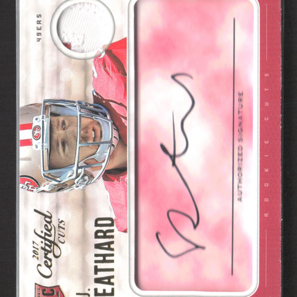 2017 Panini Donruss Certified Cuts C.J. Beathard #205 RC 16/25 Auto