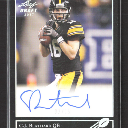 2017 Leaf Ultimate Draft C.J. Beathard #BG-CJB 02/10 Auto