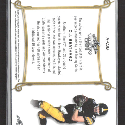 2017 Leaf Trinity C.J. Beathard #A-CJB Auto
