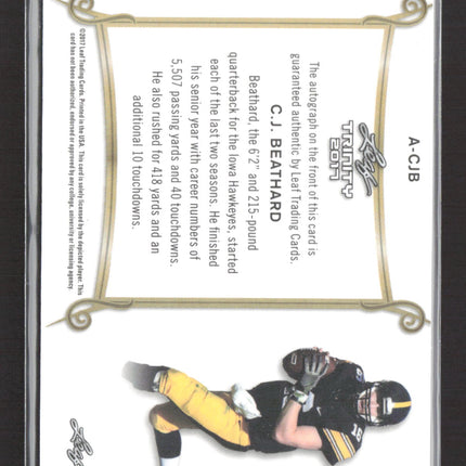 2017 Leaf Trinity C.J. Beathard #A-CJB 20/25 Auto