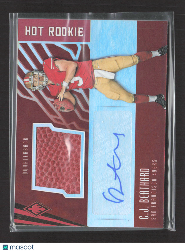 2017 Panini Phoenix Hot Rookie C.J. Beathard #HRS-CJB 110/299 Auto