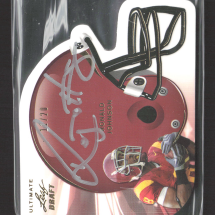 2011 Leaf Ultimate Draft Ronald Johnson #H-RJ1 11/20 Auto