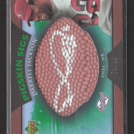 2007 Upper Deck Sweet Spot Pigskin Sigs Darrell Jackson #SSPS-JA Auto