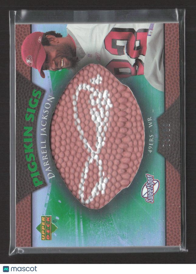 2007 Upper Deck Sweet Spot Pigskin Sigs Darrell Jackson #SSPS-JA Auto