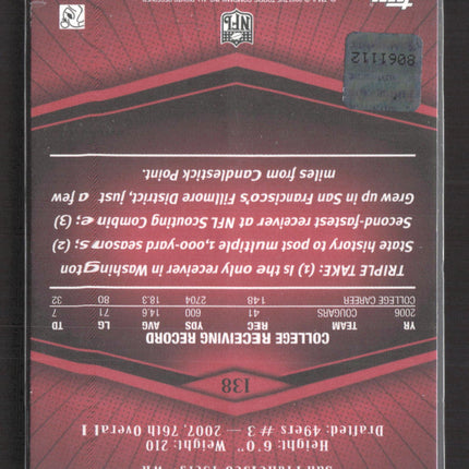 2007 Topps Triple Threads Jason Hill #138 29/99 Patch Triple Relic Card Auto