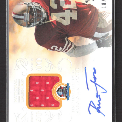 2014 Panini National Treasures Ronnie Lott #49 Patch 18/50 Memorabilia Auto