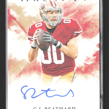 2017 Panini Origins Football C.J. Beathard #RA-CB Auto