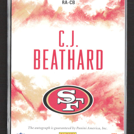 2017 Panini Origins Football C.J. Beathard #RA-CB Auto