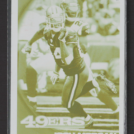 2010 Topps Football Josh Morgan #274 Yellow Printing Plate 1/1