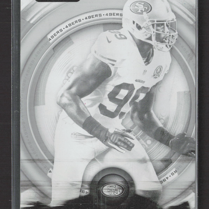 2013 Topps Strata Aldon Smith #47 Black Printing Plate 1/1