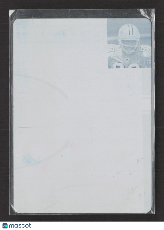 2008 Donruss Threads Football Jason Hill #282 Cyan Printing Plate 1/1