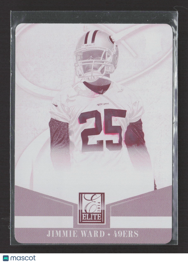 2014 Panini Elite Football Jimmie Ward #149 Magenta Printing Plate 1/1