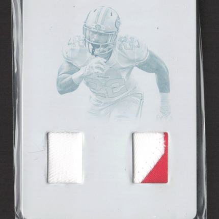 2016 Panini National Treasures Mike Davis #RDM-MD Cyan Printing Plate Patch 1/1