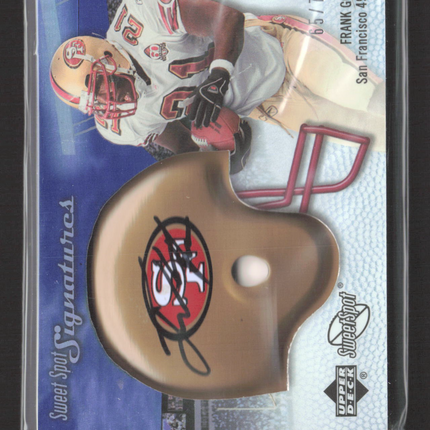 2007 Upper Deck Sweet Spot Signatures Frank Gore #SSS-FG Helmet 65/75 Auto