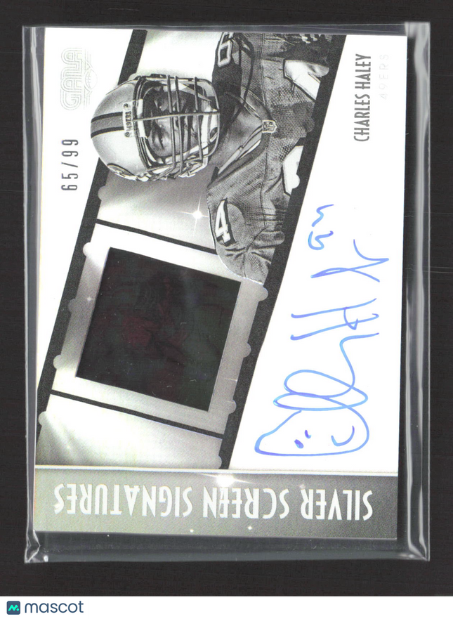 2016 Panini Gala Silver Screen Signatures Charles Haley #SS-CHL 65/99 Auto