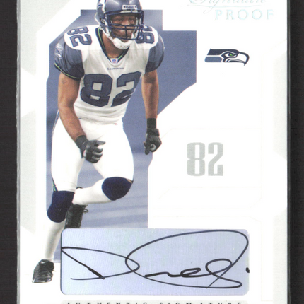 2006 Playoff Signature Proof Darrell Jackson #20 20/50 Auto