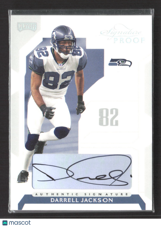 2006 Playoff Signature Proof Darrell Jackson #20 20/50 Auto