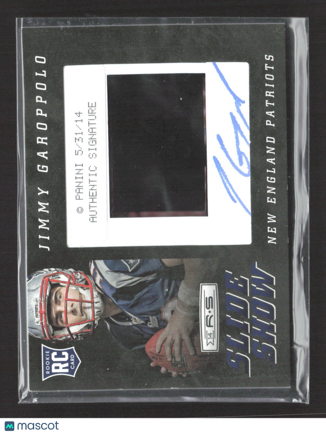 2014 Panini Rookies and Stars Slide Show Jimmy Garoppolo #23 012/105 RC Auto