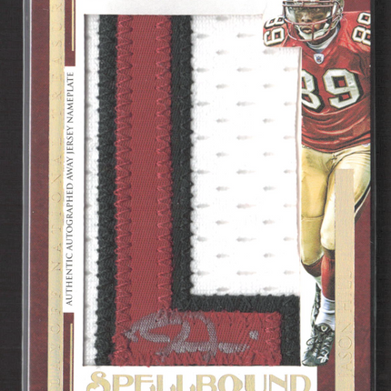 2007 National Treasures Spellbound Jason Hill Away Jersey Nameplate Auto /4