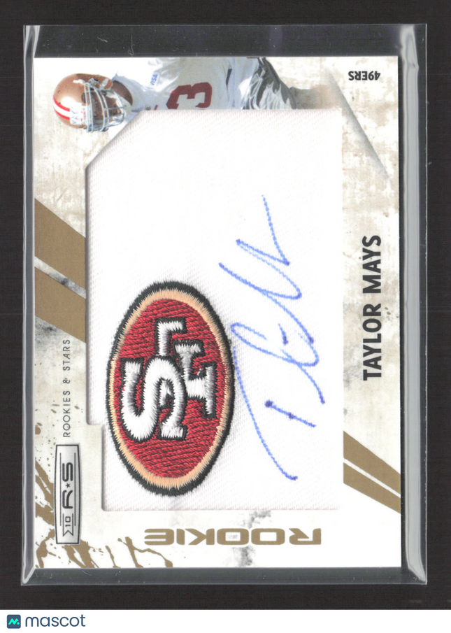 2010 Panini Rookies & Stars Taylor Mays #297 Patch Auto /299