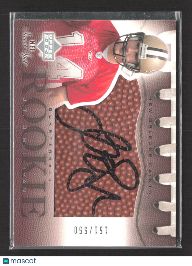 2002 Upper Deck Sweet Spot J.T. O'Sullivan #154 Auto /550