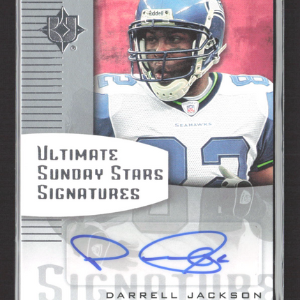 2007 UD Ultimate Collection Sunday Stars Signatures Darrell Jackson #SS-DJ Auto