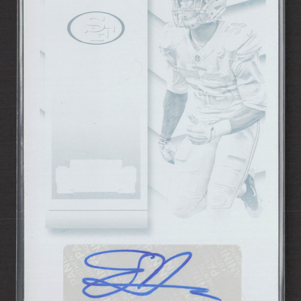 2015 Panini Contenders Rookie Ticket Eli Harold Cyan Printing Plate 1/1 Auto