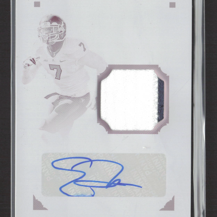 2016 National Treasures Eli Harold #37 Printing Plate Magenta Patch Auto 1/1