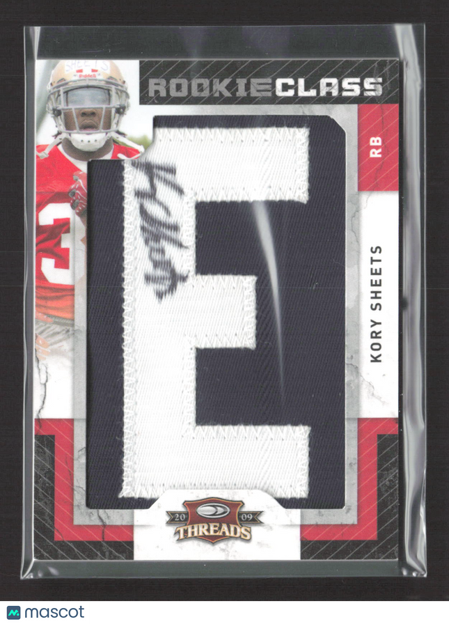 2009 Donruss Threads Kory Sheets #229 Clothing Patch 207/390 Auto