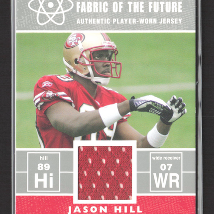 2007 Bowman Fabric of the Future Jason Hill #FF-JH Jersey